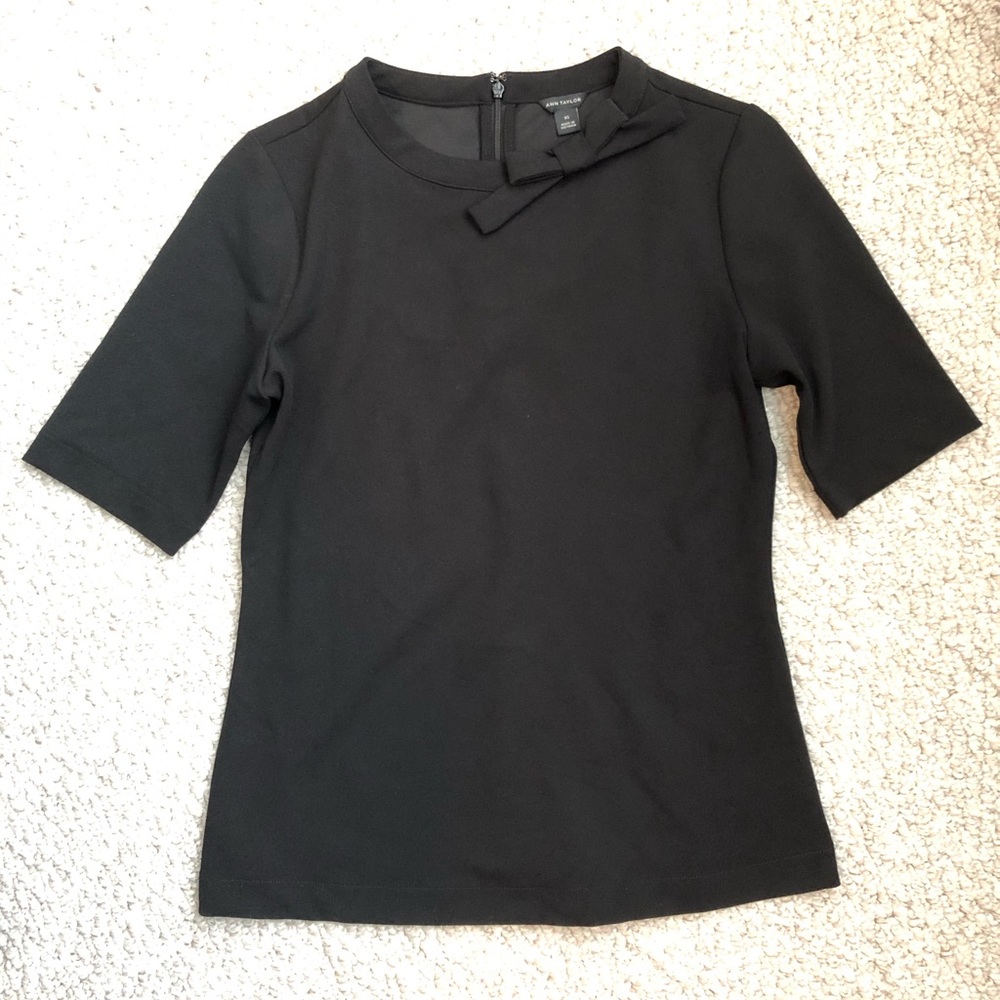 Ann Taylor Bow Shirt